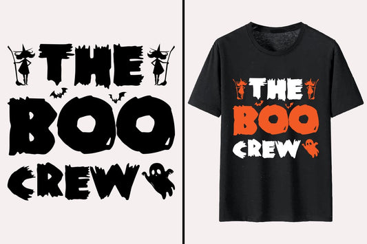 Boo Crew DTF Transfers: Spooky Custom Designs for Halloween