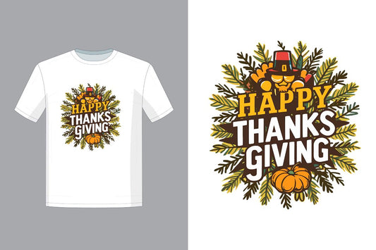 Create Festive Decor with Custom Thanksgiving DTF Transfers