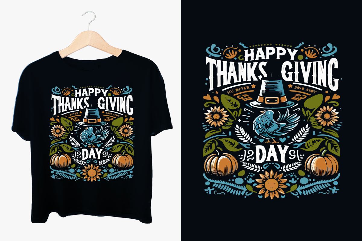Create Festive Decor with Custom Thanksgiving DTF Transfers