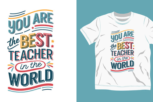 Personalize Apparel with Teacher Transfers