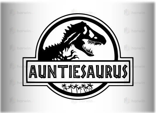 Auntiesaurus DTF Transfer