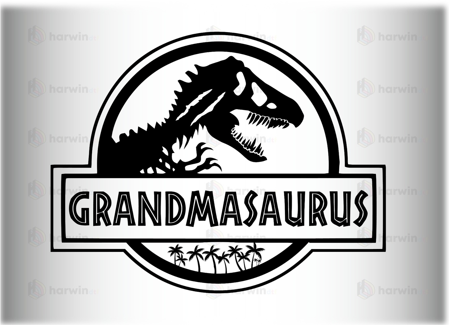 Grandmasaurus DTF Transfer