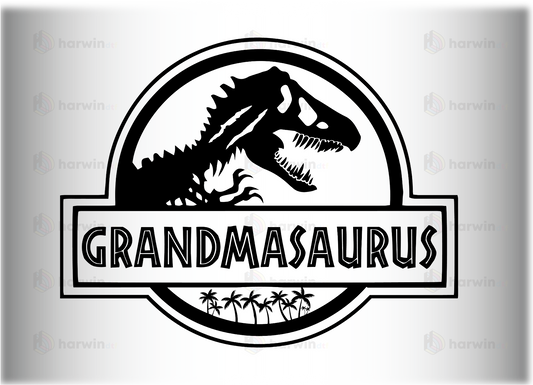 Grandmasaurus DTF Transfer