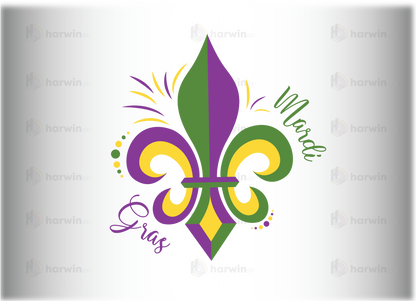 Mardi Gras DTF Transfer