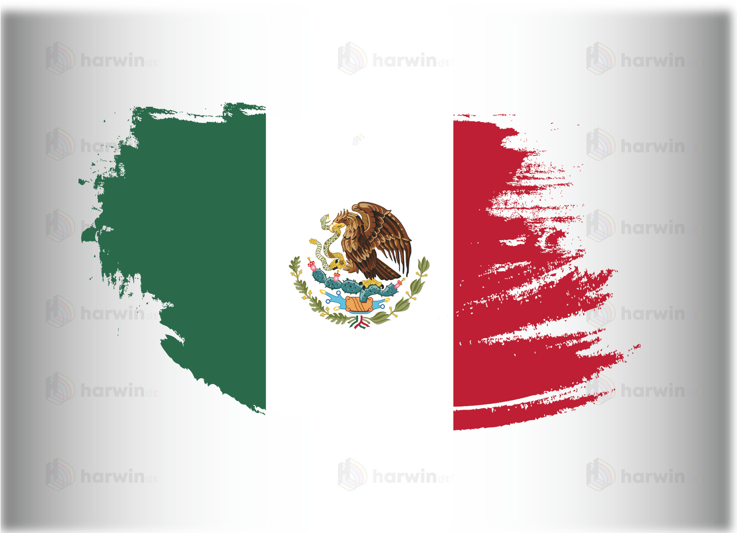 Mexico Flag DTF Transfer