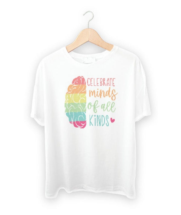 Celebrate Minds of All Kinds DTF Transfer