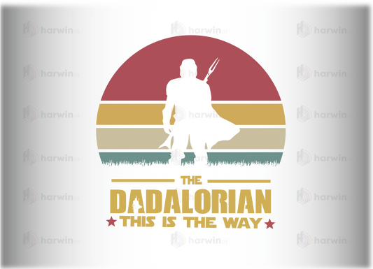 The Dadalorian DTF Transfer