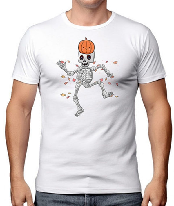 Pumpkin Head Skeleton DTF Transfer