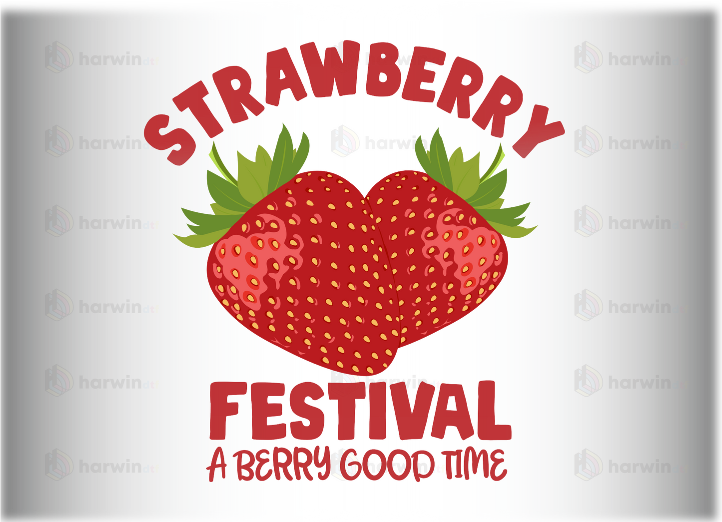 Strawberry Festival DTF Transfer