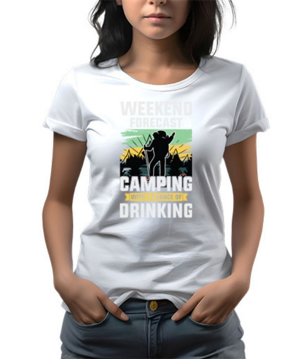 Camping With A Chance Of Drinking DTF Transfer