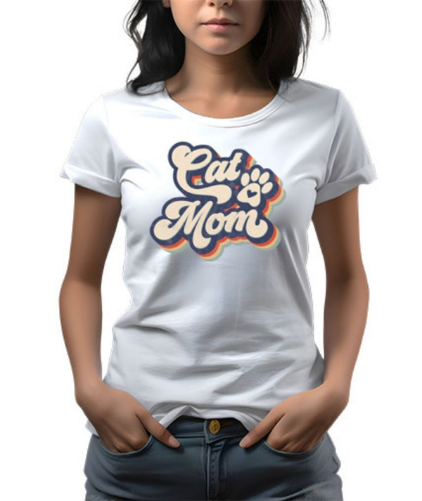 Cat Mom DTF Transfer