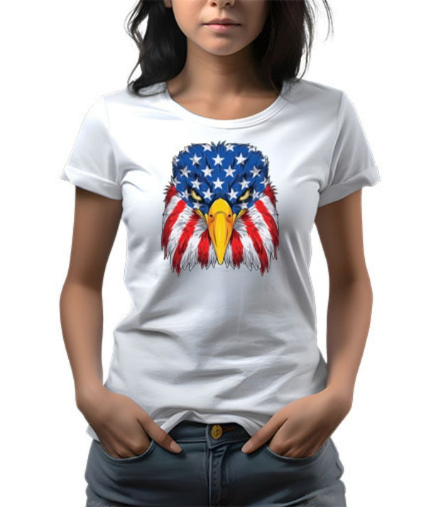 American Eagle Usa Flag DTF Transfer
