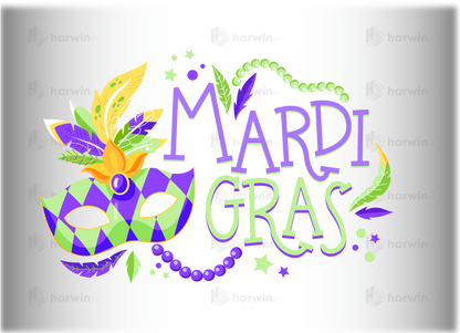 Mardi Gras DTF Transfer