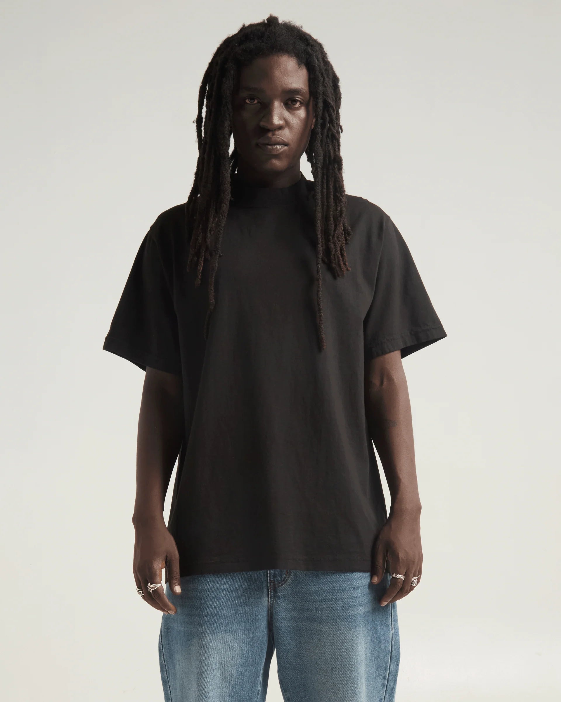 Shaka Wear Garment Dye Standard tee in Black