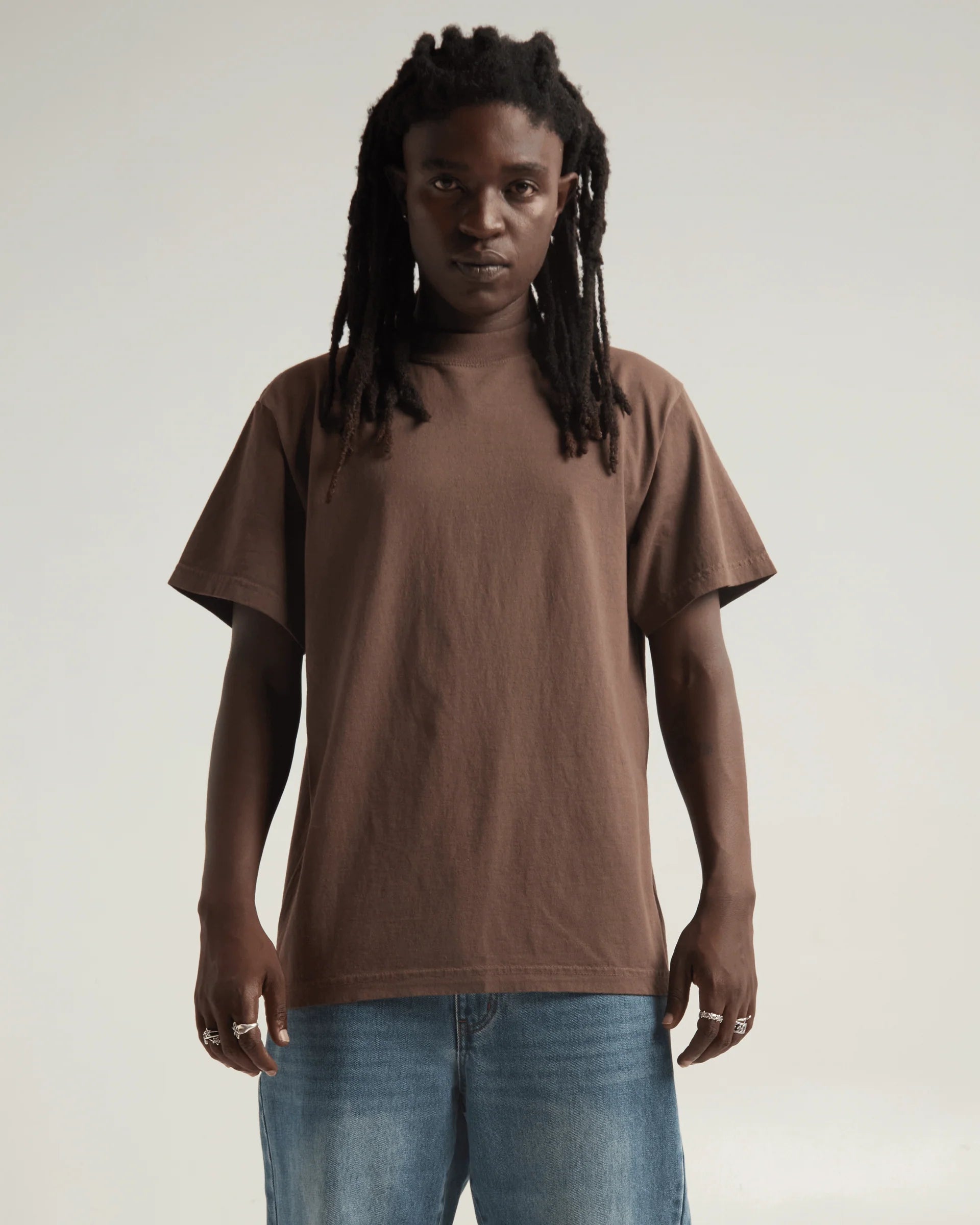 Shaka Wear Garment Dye Standard tee in Latte