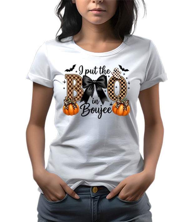 I Put The Boo in Boujee Coquette Halloween