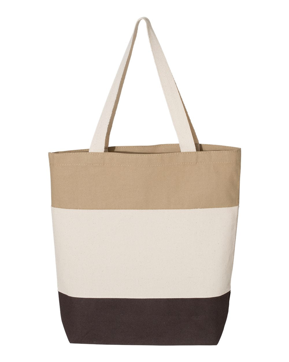 Q-Tees - 11L Tri-Color Tote