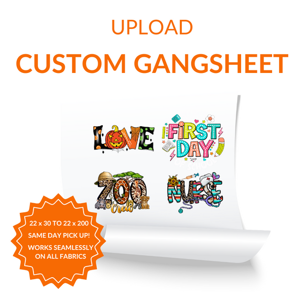 Upload DTF Gangsheet