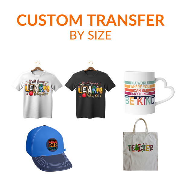 DTF Transfer by Size