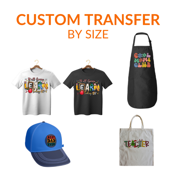 DTF Transfer by Size