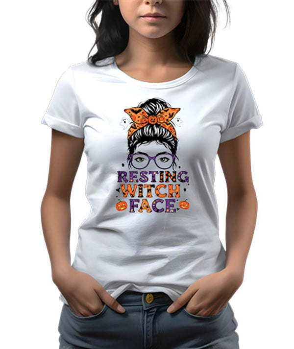 Resting Witch Face Halloween Witch Girl
