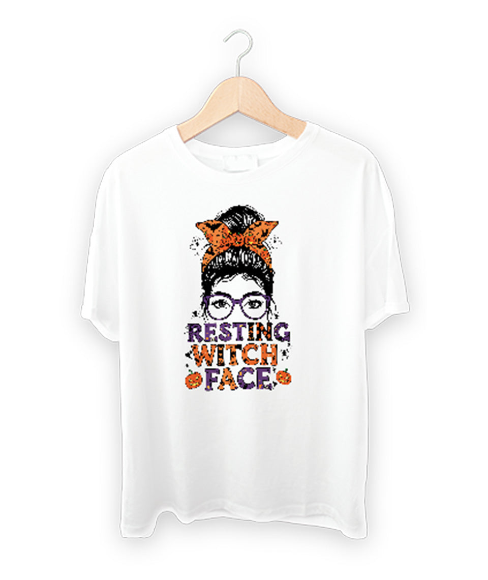 Resting Witch Face Halloween Witch Girl