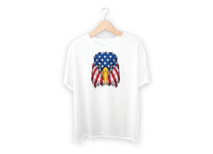 American Eagle Usa Flag DTF Transfer