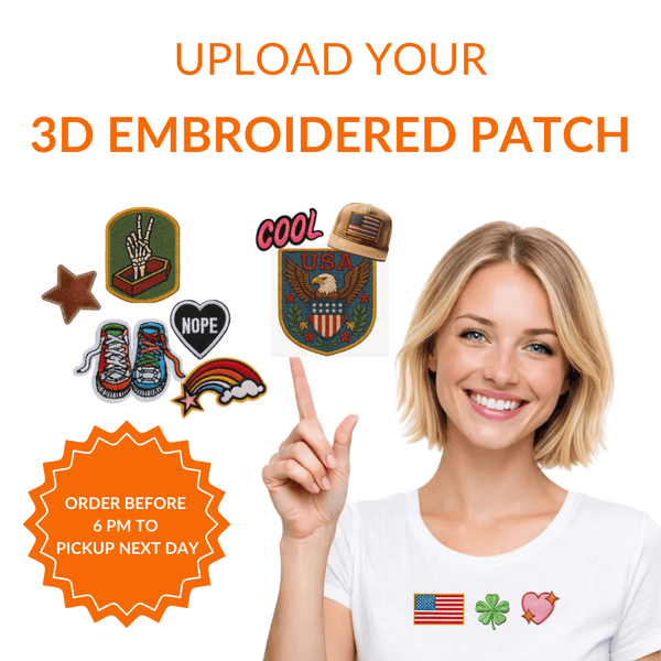 3D Embroidered Patches
